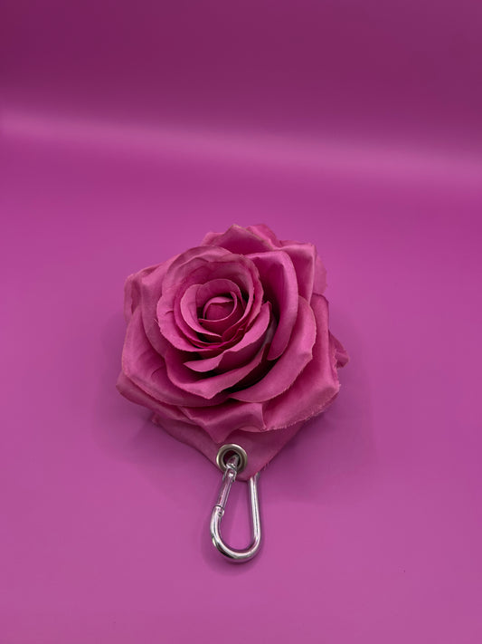 Plain Rose Keychain