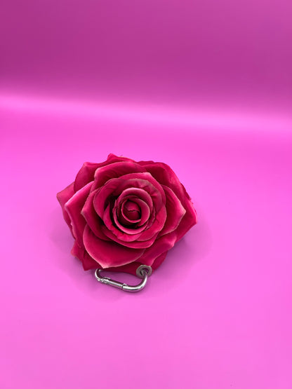 Plain Rose Keychain