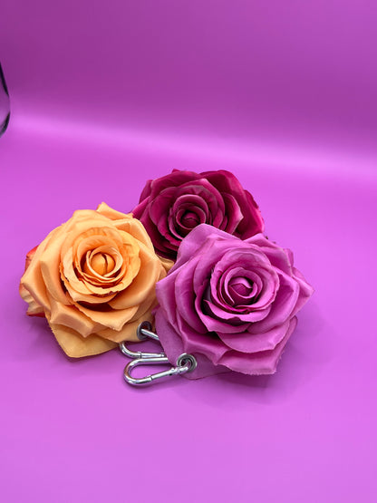 Plain Rose Keychain