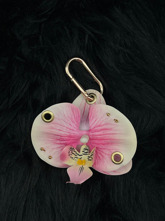 Limited Edition Light Pink Pierced Orchid with Gold Hardware