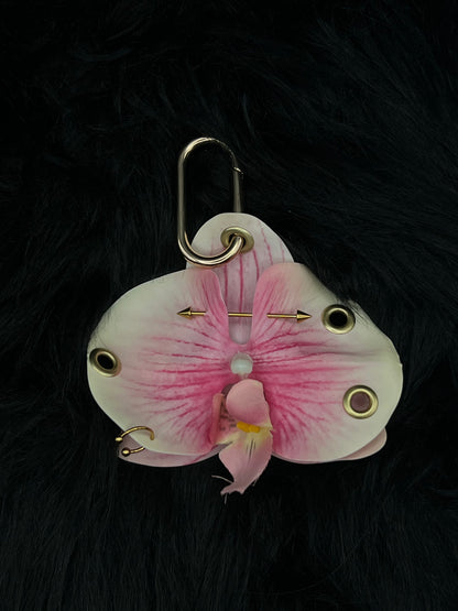 Limited Edition Light Pink Pierced Orchid with Gold Hardware