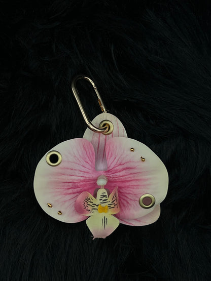 Limited Edition Light Pink Pierced Orchid with Gold Hardware
